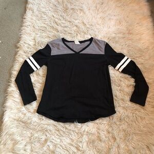 Pink Victoria’s Secret rugby shirt sz med